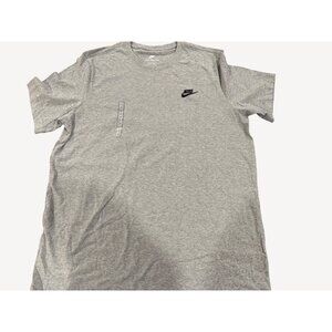 Nike Mens Gray Short-Sleeve Tee Size L